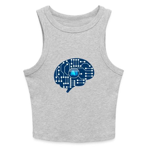 AI: Mind Wired - Slim Fit Rib Women's Tank Top