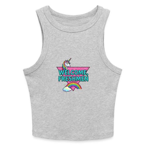 Welcome, Freshmen - Slim Fit Rib Women's Tank Top