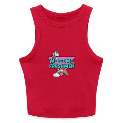Welcome, Freshmen - Slim Fit Rib Women's Tank Top