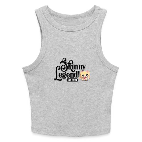 Skinny Legend_onwhite - Slim Fit Rib Women's Tank Top