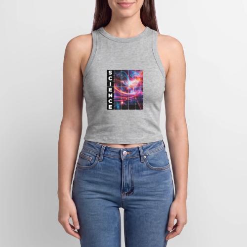 The Chaos of Science - Slim Fit Rib Women's Tank Top