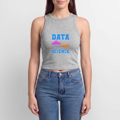 Data Science - Slim Fit Rib Women's Tank Top