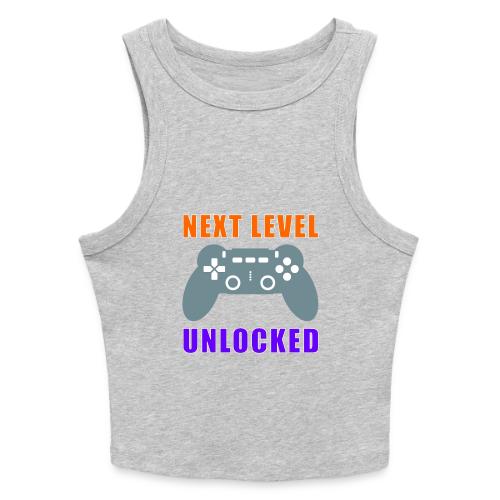Next Level Unlocked Gamer Design - Slim Fit Rib Women's Tank Top