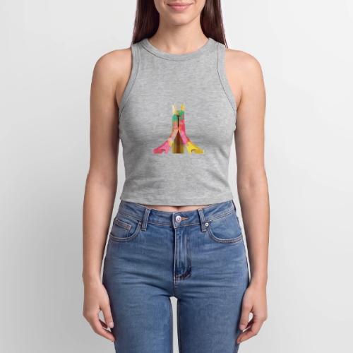 Maqam Echahid: Martyr's Memorial - Slim Fit Rib Women's Tank Top