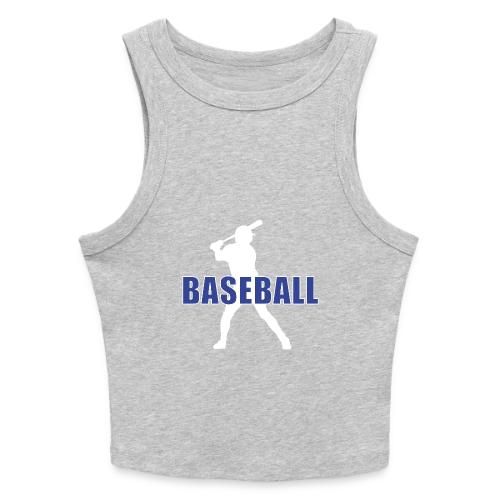 Classic Baseball Swing - Slim Fit Rib Women's Tank Top