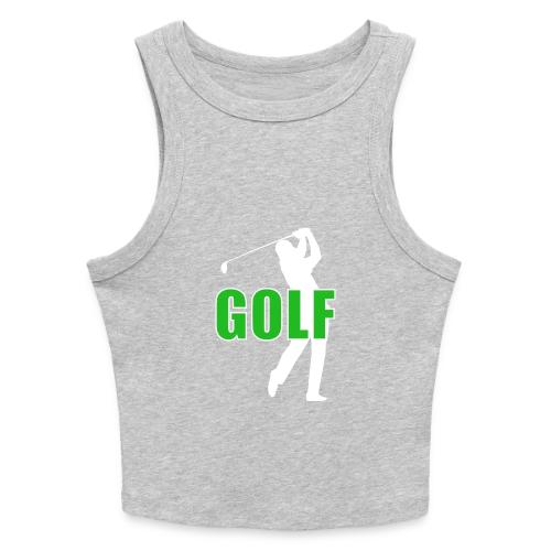 Golf: Classic Golf Motion - Slim Fit Rib Women's Tank Top