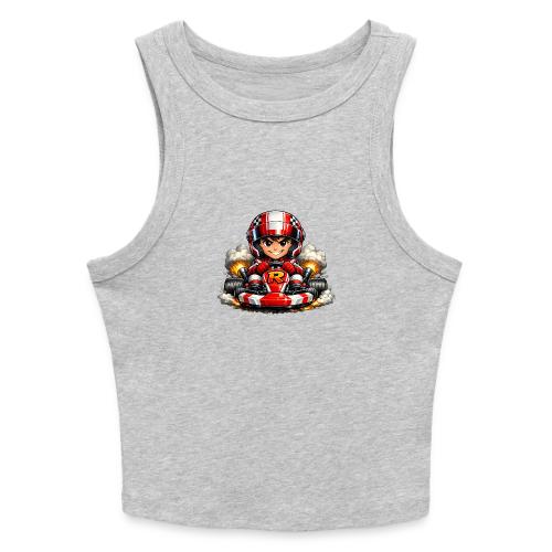 Carcadelogoracerfront - Slim Fit Rib Women's Tank Top