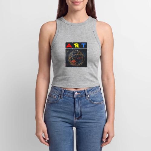 Echoes of Art - Slim Fit Rib Women's Tank Top