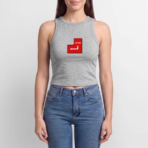 Just Press Enter - Slim Fit Rib Women's Tank Top