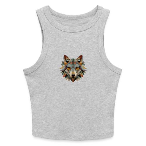 Spectrum Wolf Vision - Slim Fit Rib Women's Tank Top