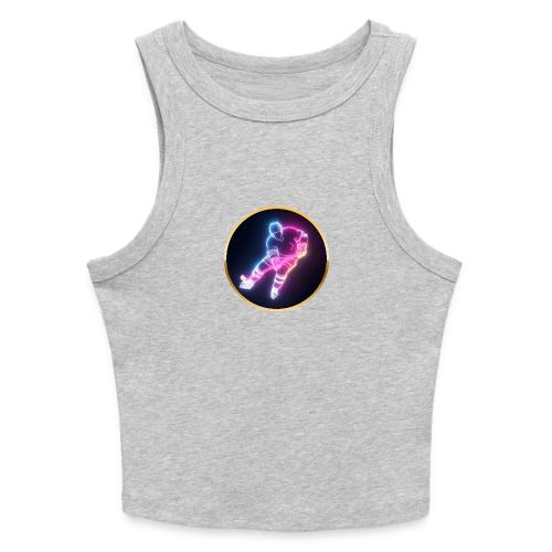 Hockey: Neon Ice Striker - Slim Fit Rib Women's Tank Top