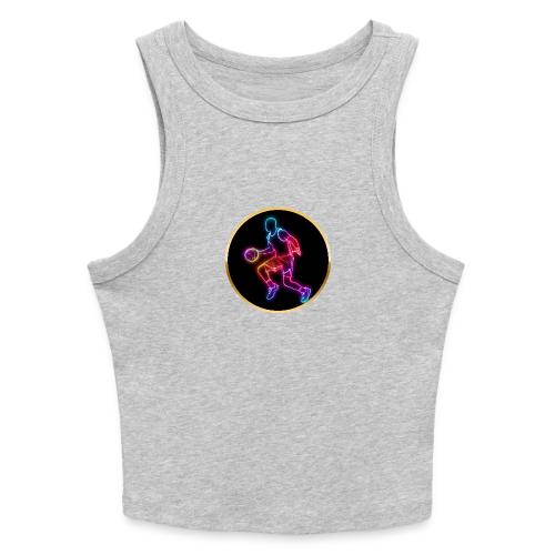 Basketball: Neon Dribble Pulse - Slim Fit Rib Women's Tank Top