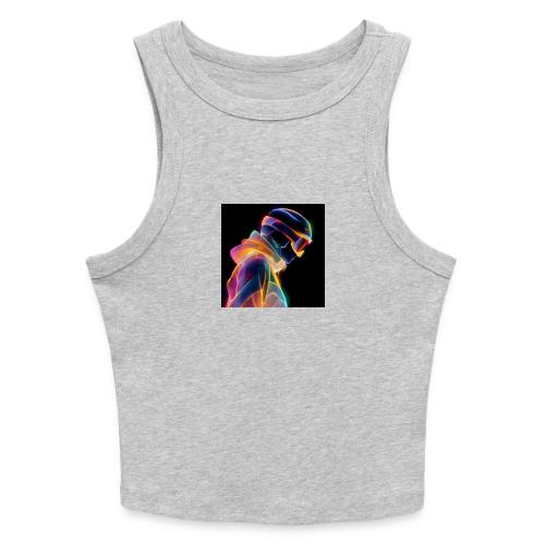 Snowboarding: Neon Gravity Ride - Slim Fit Rib Women's Tank Top