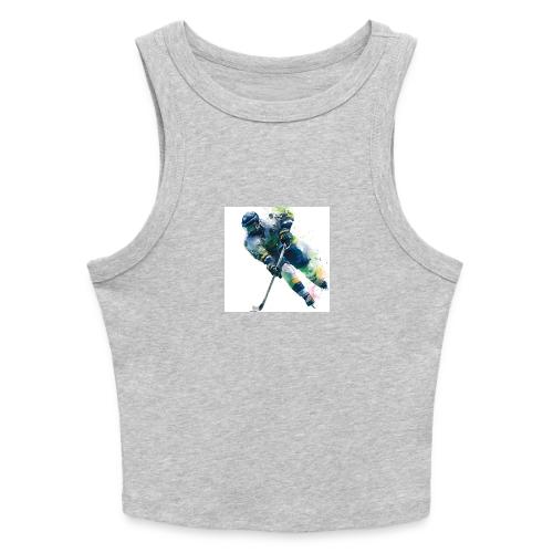 Hockey: Frozen Motion - Slim Fit Rib Women's Tank Top