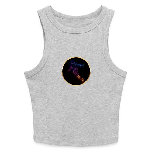 Basketball: Neon Jump Shot - Slim Fit Rib Women's Tank Top