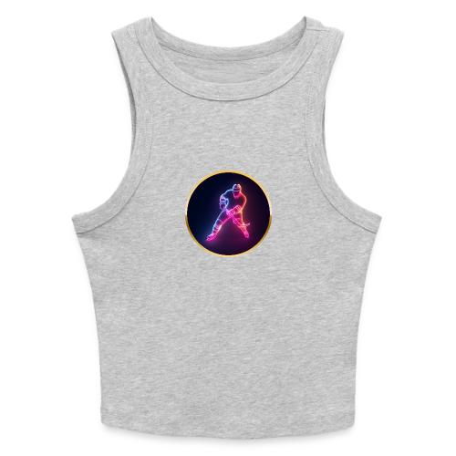 Hockey: Neon Ice Strike - Slim Fit Rib Women's Tank Top