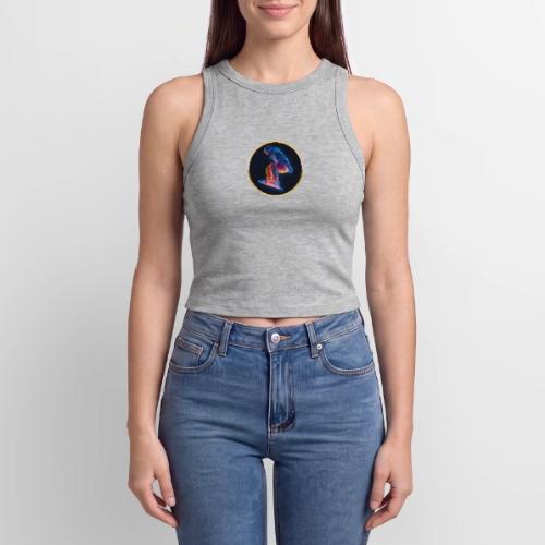 Snowboarding: Arctic Neon Leap - Slim Fit Rib Women's Tank Top