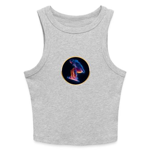 Snowboarding: Arctic Neon Leap - Slim Fit Rib Women's Tank Top