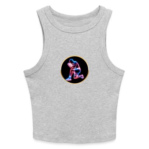 Neon Boxing Focus - Slim Fit Rib Women's Tank Top