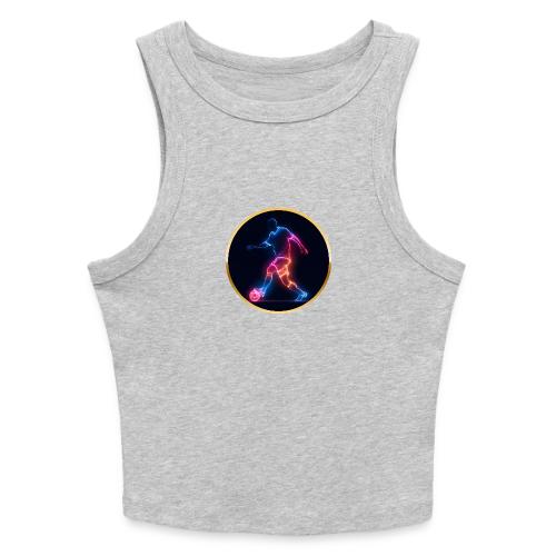 Soccer: Electric Kick Ring - Slim Fit Rib Women's Tank Top