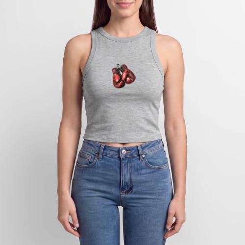 Legacy Boxing Gloves - Slim Fit Rib Women's Tank Top