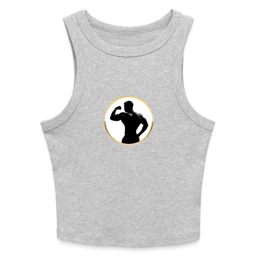 Bodybuilder: Classic Flex Emblem - Slim Fit Rib Women's Tank Top