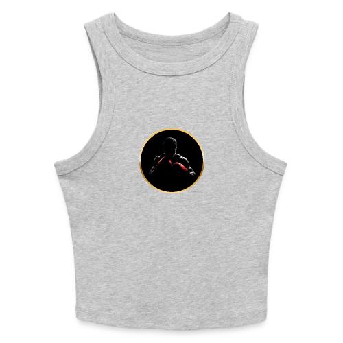 Boxing: Crimson Gloves Fighter - Slim Fit Rib Women's Tank Top
