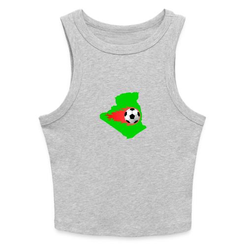 Algerian Football Fire - Slim Fit Rib Women's Tank Top