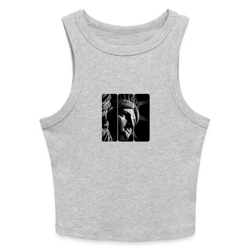 USA: Shadow of Liberty - Slim Fit Rib Women's Tank Top