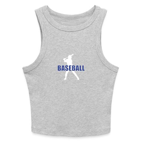 Classic Baseball Swing - Slim Fit Rib Women's Tank Top