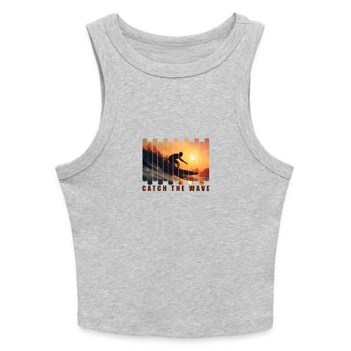 Surfing: Catch the Wave - Slim Fit Rib Women's Tank Top