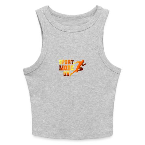 Sport Mode On - Slim Fit Rib Women's Tank Top