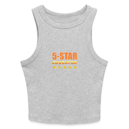 Five-Star Educator - Slim Fit Rib Women's Tank Top