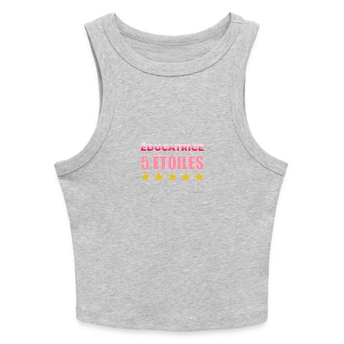 Éducatrice 5 Étoiles - Slim Fit Rib Women's Tank Top
