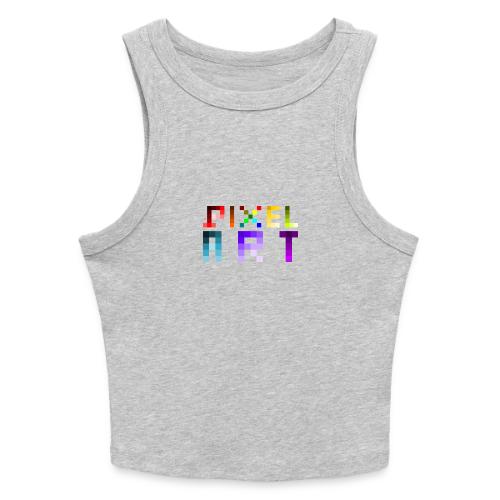 Pixel Art Spectrum - Slim Fit Rib Women's Tank Top