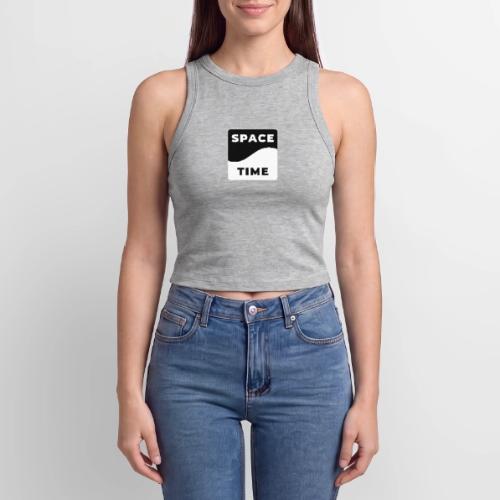 Space-time: Warped Reality - Slim Fit Rib Women's Tank Top