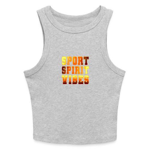 Sport Spirit Vibes Gradient - Slim Fit Rib Women's Tank Top