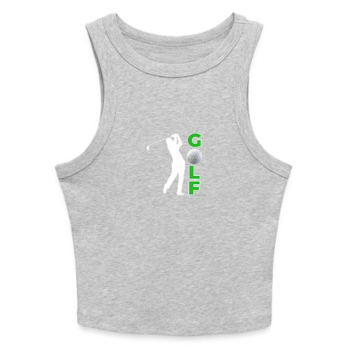 Golf: Classic Golf Motion - Slim Fit Rib Women's Tank Top