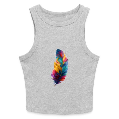 Spectrum Feather Flow - Slim Fit Rib Women's Tank Top
