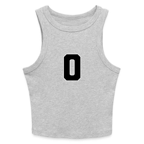 Varsity Letter O Collegiate Monogram - Slim Fit Rib Women's Tank Top