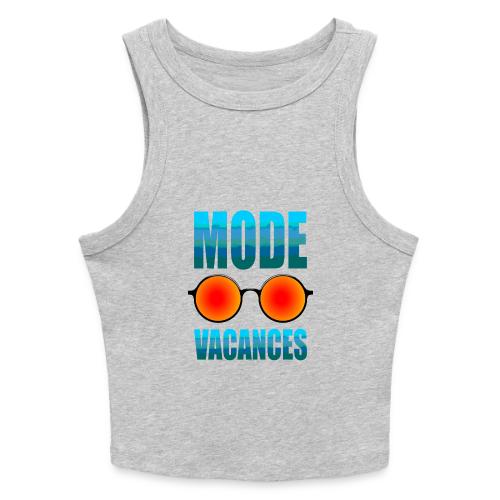 Vacation Mode Enabled - Slim Fit Rib Women's Tank Top
