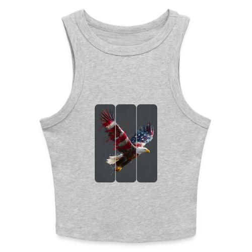 USA: Freedom in Flight - Slim Fit Rib Women's Tank Top