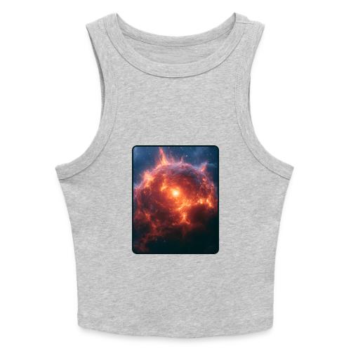 Exploding Supernova Space Art - Slim Fit Rib Women's Tank Top