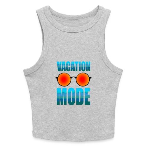 Vacation mode: Ocean Vibes On - Slim Fit Rib Women's Tank Top