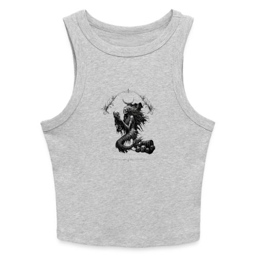 love and haunted - Slim Fit Rib Women's Tank Top