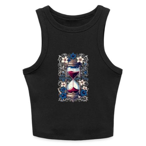 Our Moments Defy Time Hourglass Gifts T-Shirt - Slim Fit Rib Women's Tank Top