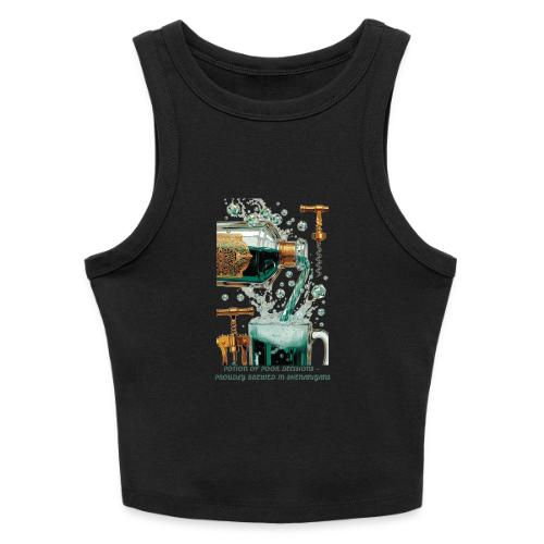 Potion of Poor Decisions Bottle Graphic Tee - Slim Fit Rib Women's Tank Top