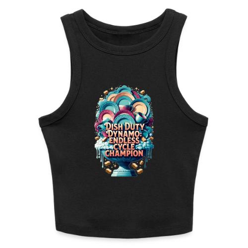 Dish Duty Dynamo T Shirt, Endless Cycle Champion - Slim Fit Rib Women's Tank Top