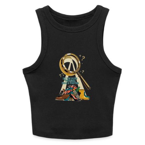 Lost Item Locator T Shirt, Professional Finder Mug - Slim Fit Rib Women's Tank Top