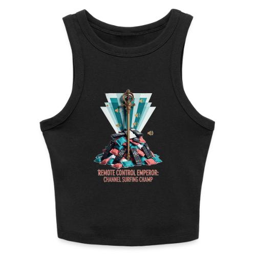 Remote Control Emperor T Shirt - Slim Fit Rib Women's Tank Top